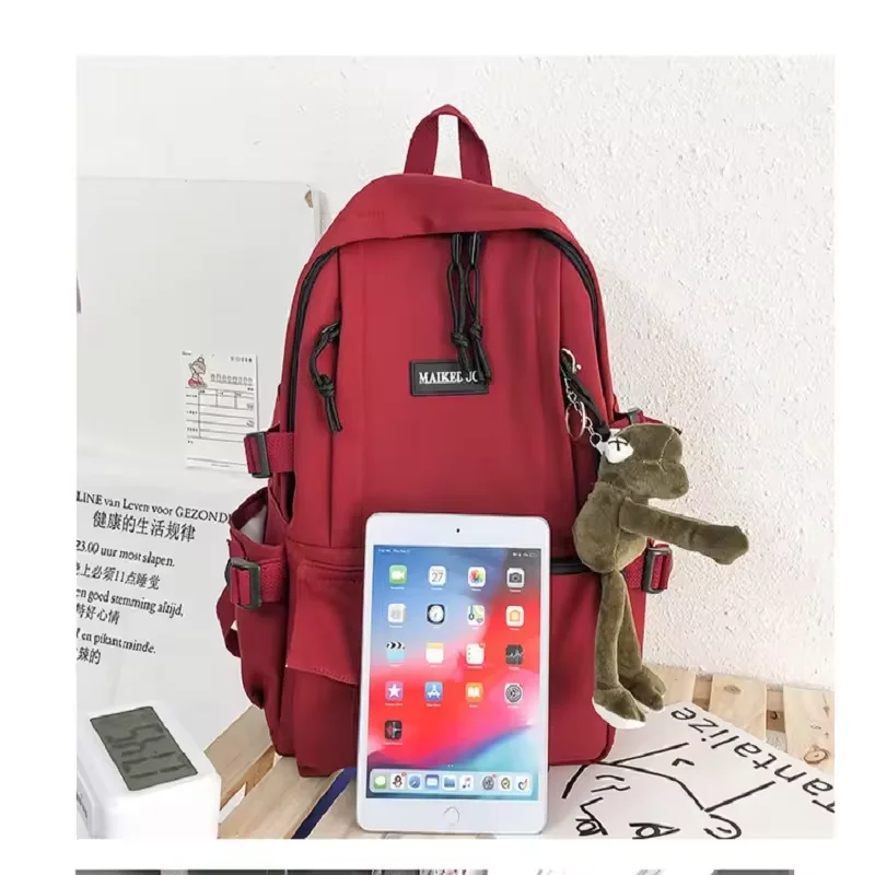 Waterproof Travel Campus Backbag With Logo Pattern For Business Use Large Capacity Pc Material Laptop Backpack For Girls