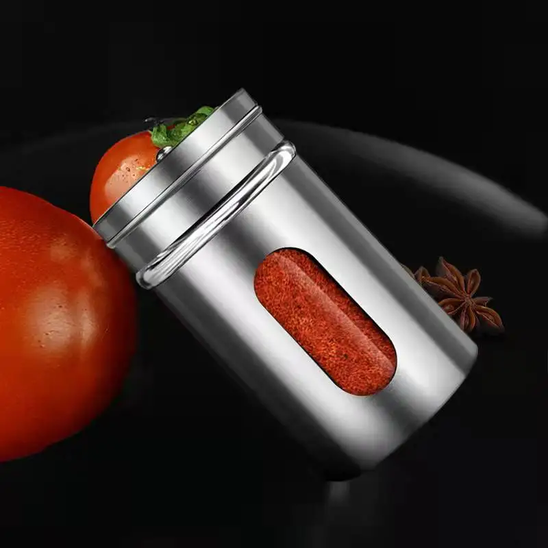 Stainless Steel Salt And Pepper Shakers Spice Shaker