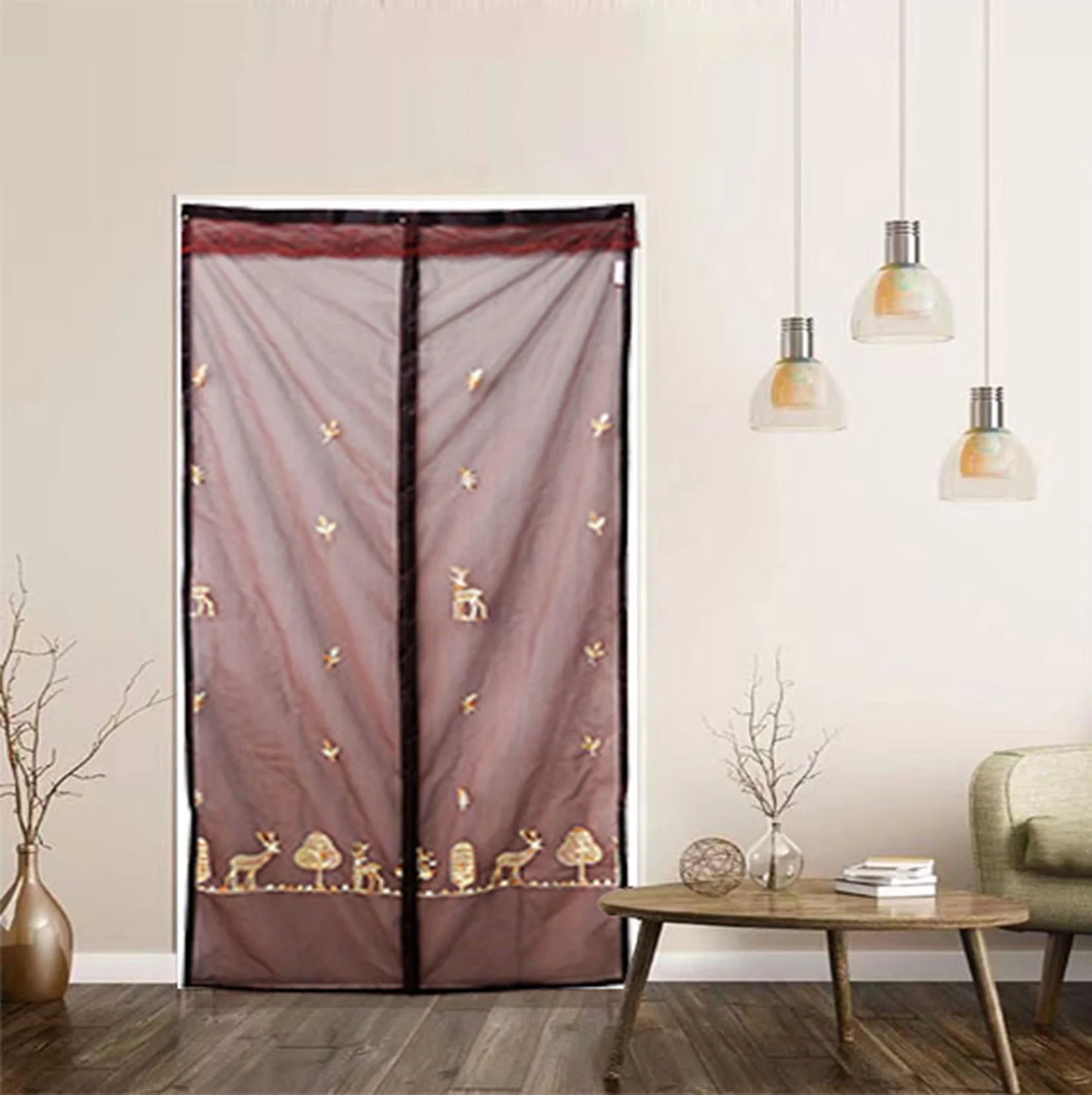 Размер под заказ магнитный дверной занавес экран