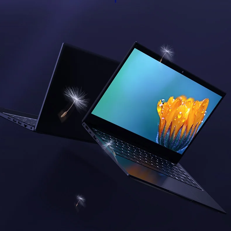 High end commercial use 14 inch narrow bezel plastic clamshell laptop notebook computer original intel core i5 i7