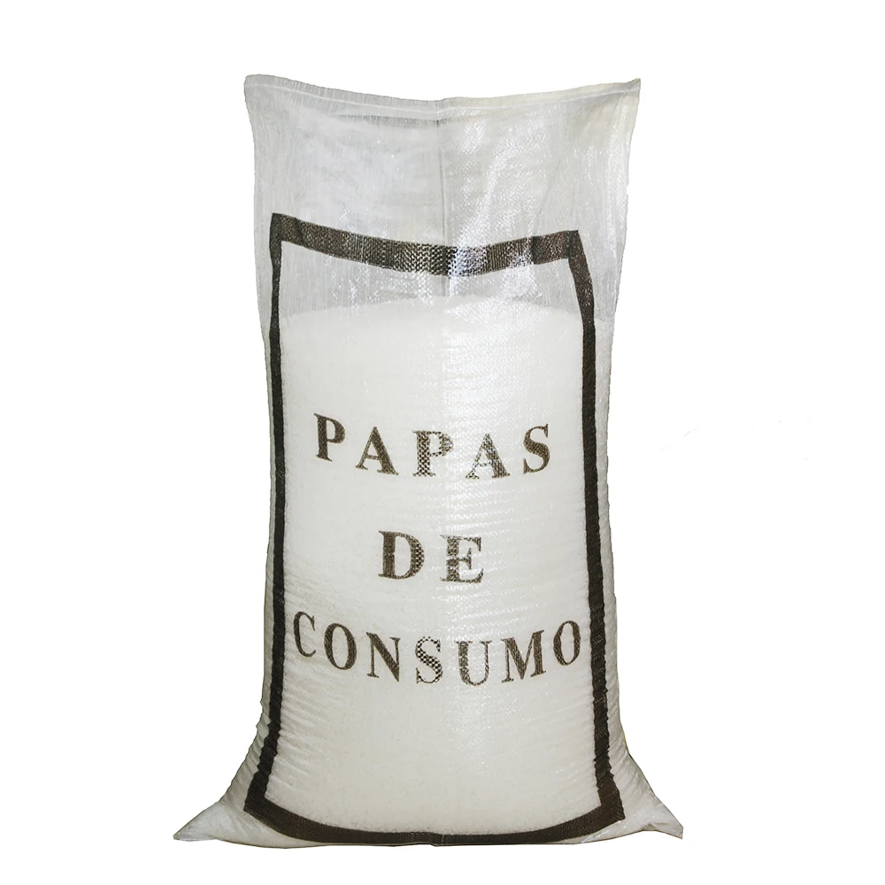 Saco Costal De Rafia Polipropileno Transparent Polypropylene Rice Bag PP Woven Sack For Corn Potato Onion Grain Wheat 25kg 50kg