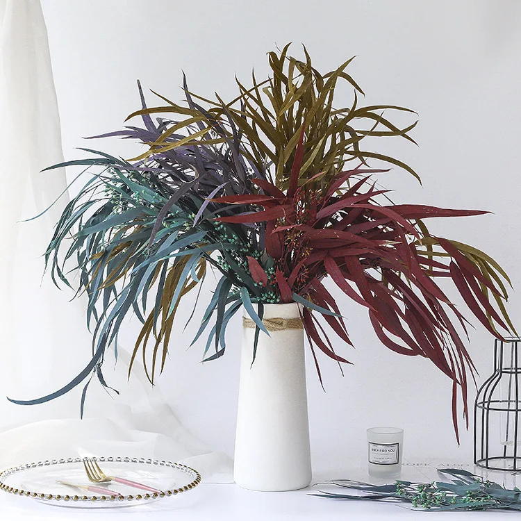 Factory supply Wholesale preserved eucalyptus seeded willow eucalyptus real touch dried eucalyptus