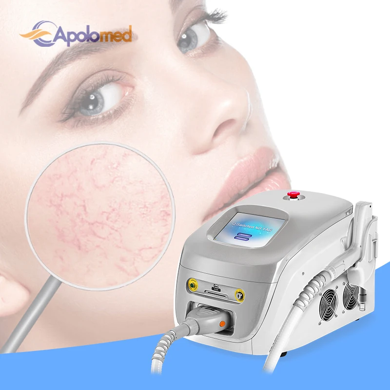 Apolomed HS-220 Tattoo Removal Laser Machine 1064nm532nm Q Switched ND YAG for Tattoo Removal Laser Us Medical