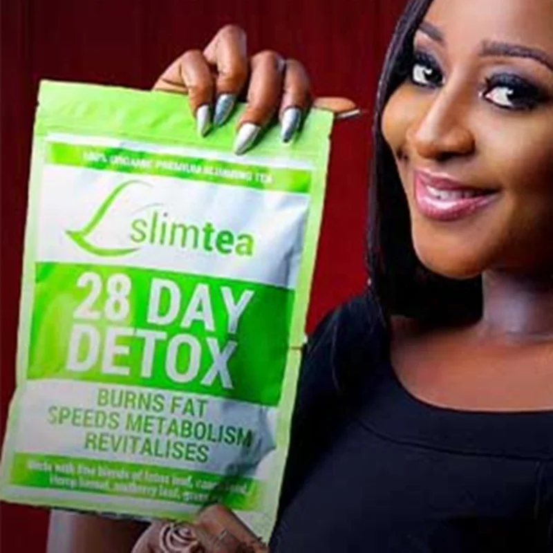 
detox weight loss 28 Days slim green tea Pure natural no added green bags winstown fit slimming flat tummy tea 