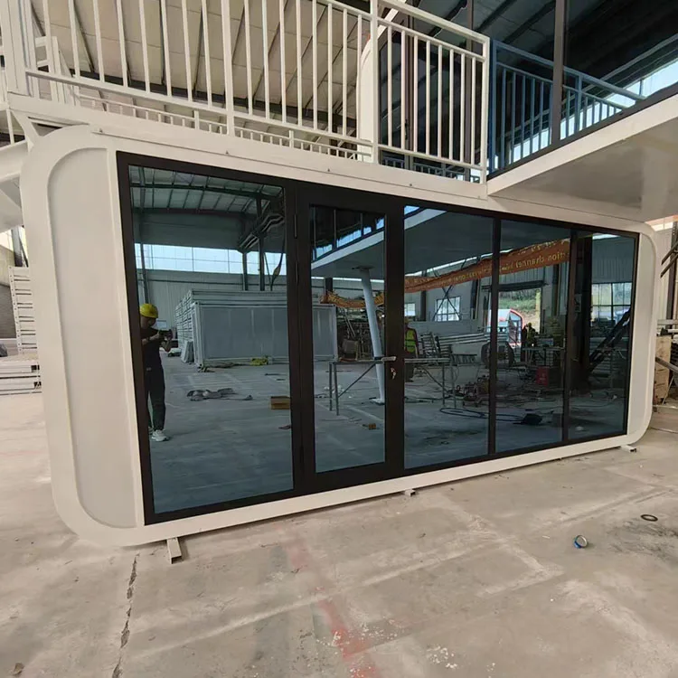 Strong Structural Stability Custom Apple Home Prefab Houses Capsule Movable Container 20ft 40ft Cabin House