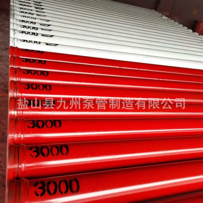 Custom st52 seamless 6 inch concrete pump pipe and parts for putzmeister