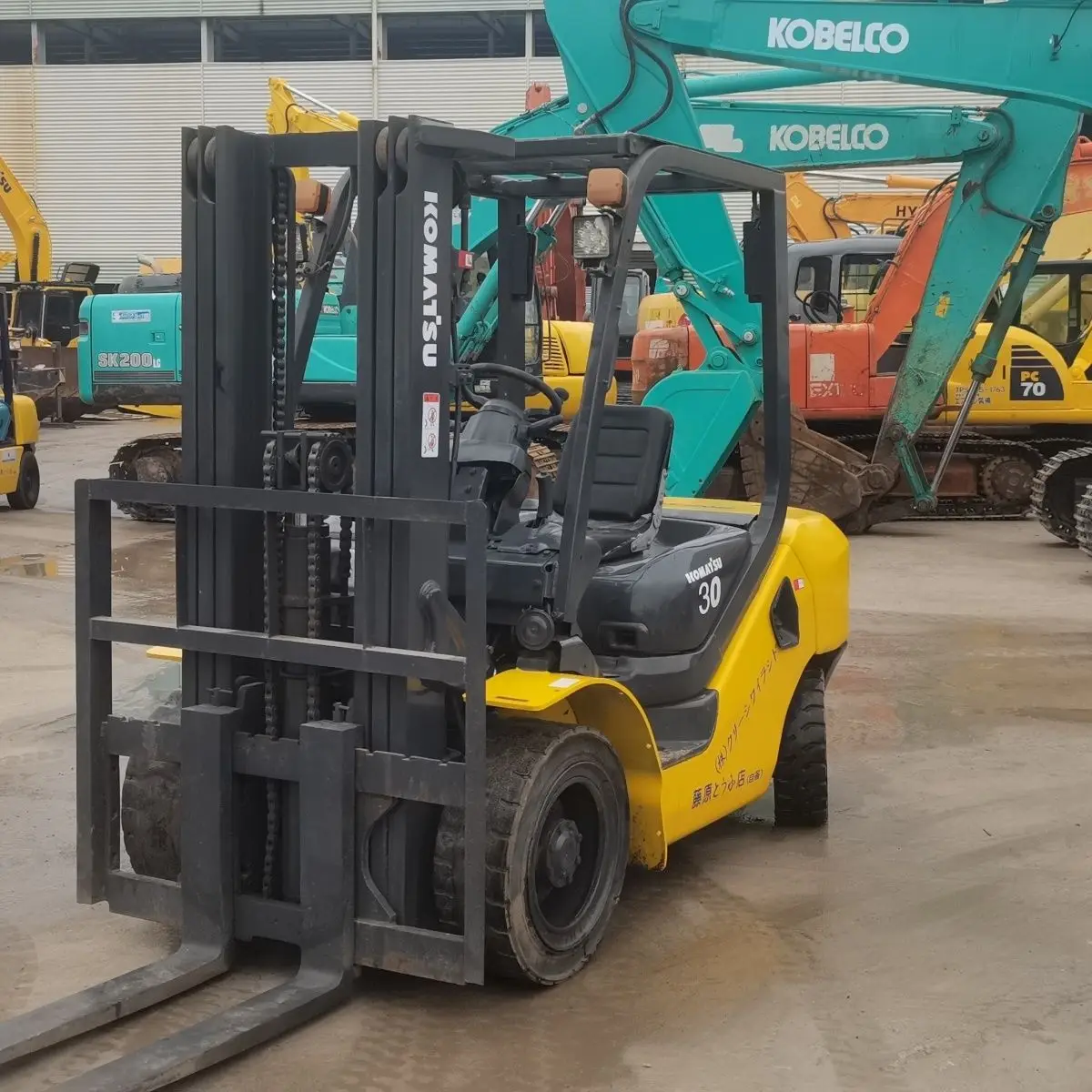 komatsu30 original Japan brand forklift Used Japanese forklift 3ton warehouse pallet lifting truck used forklift good price