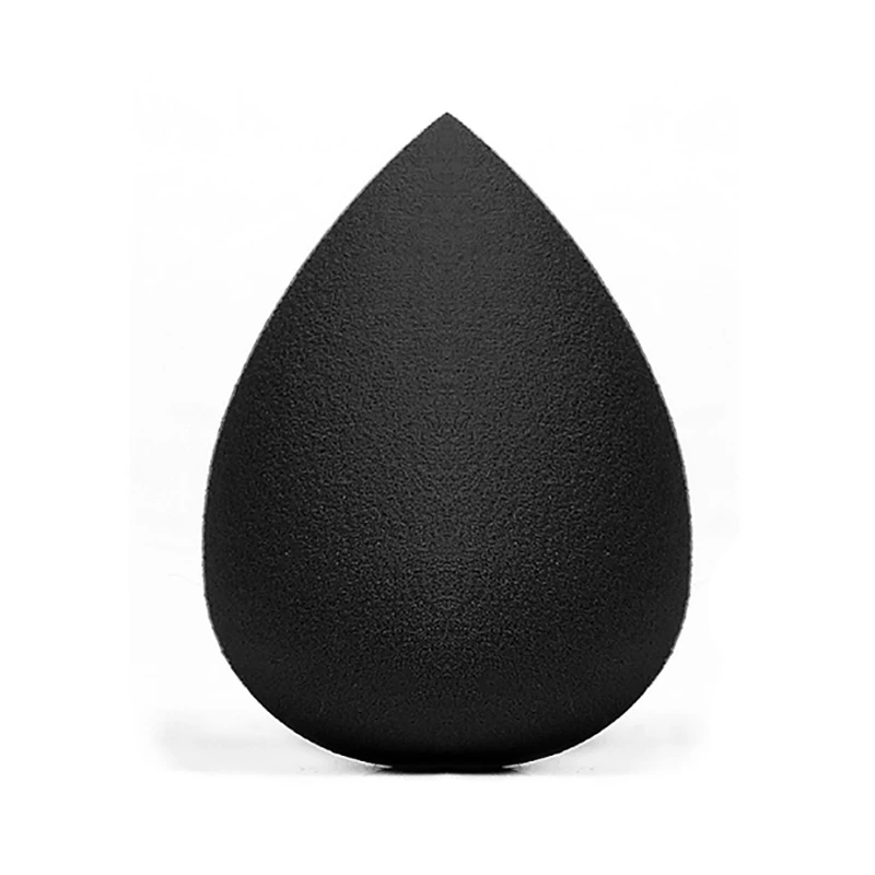 OEM Customized Vegan Foundation Makeup Sponge Black Cruelty Free Super Soft Non-latex Cosmetic Puff Sponge