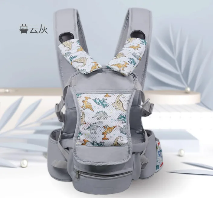 Baby waist stool lightweight four-season sitting stool baby carrier multi-functional front and back cuddling carrier for outings