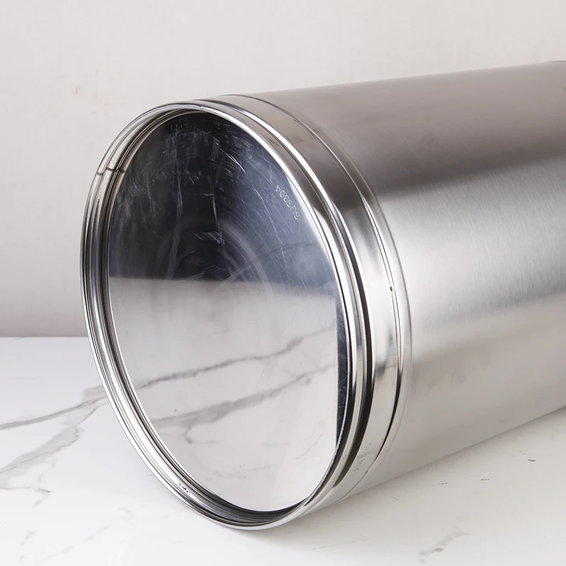 China factory supply airtight milk barrel liquid container stainless steel milk sealed bucket