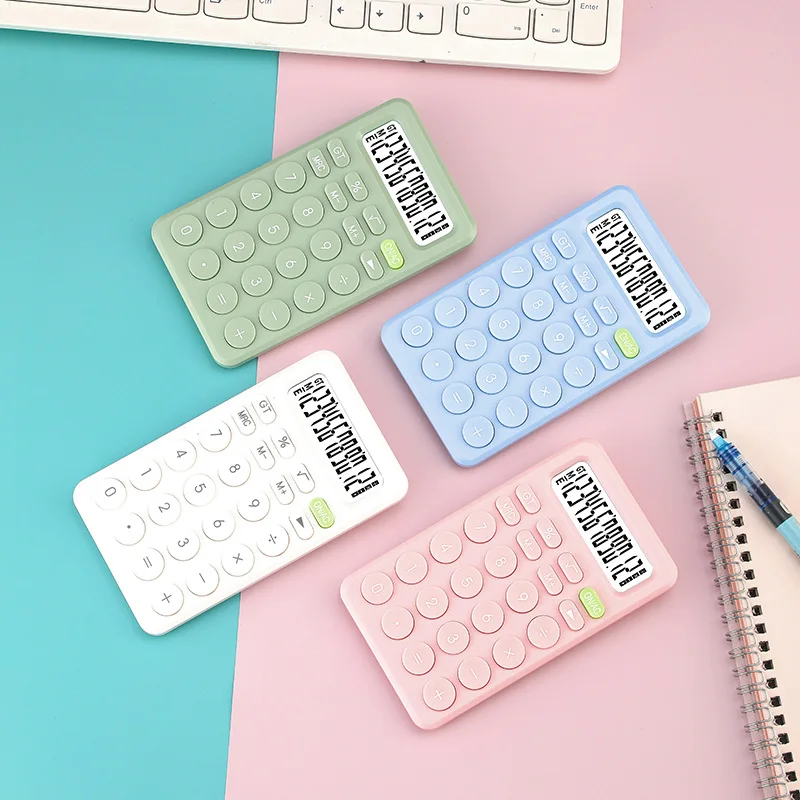 Factory Wholesale Price colored Student calculator Electronic Digital calculator Custom Logo calculator