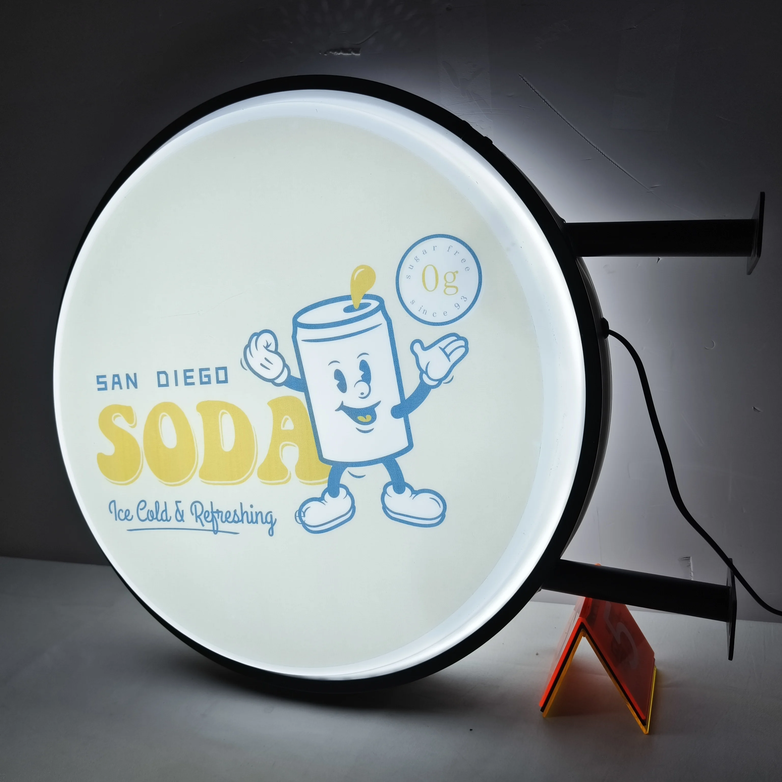 Customized Acrylic Light Box for Beer Advertising Company Blister Shop Signboard