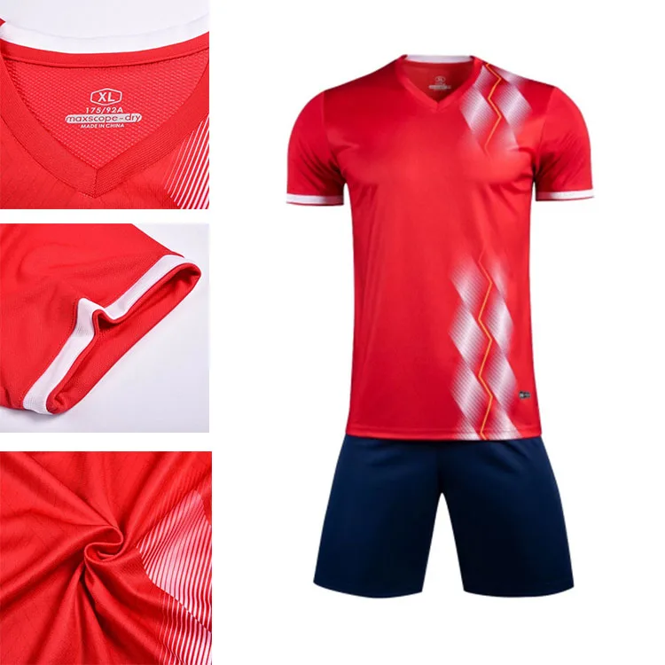 Custom logo Team wholesale football soccer uniform personalized football t-shirt soccer wear soccer jersey for man