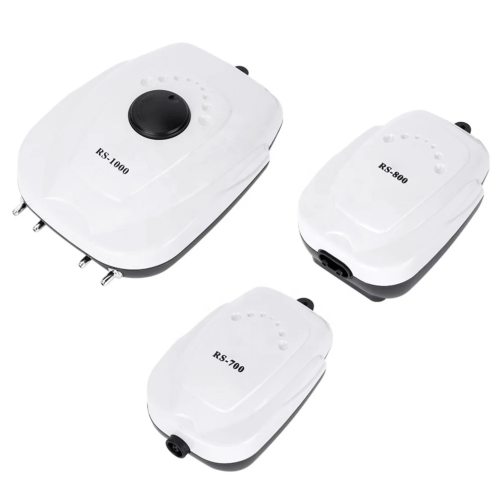RS600/700/800/900/1000 oxygen pump high power silent oxygen pump aerator porous aquarium air pump for fish tank