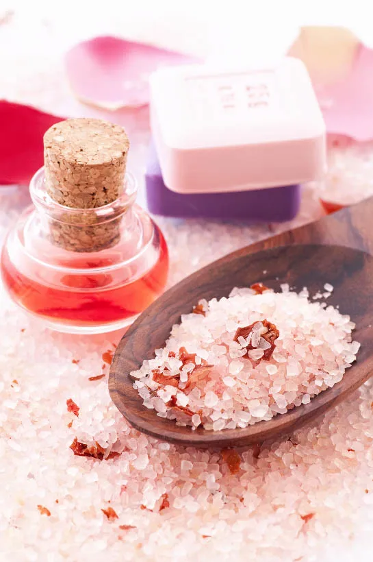 Himalayan Rose Bath Salts Hot Selling Natural Customized Body-bath Fruit Scent ISO 9001 Adults Pink Red white