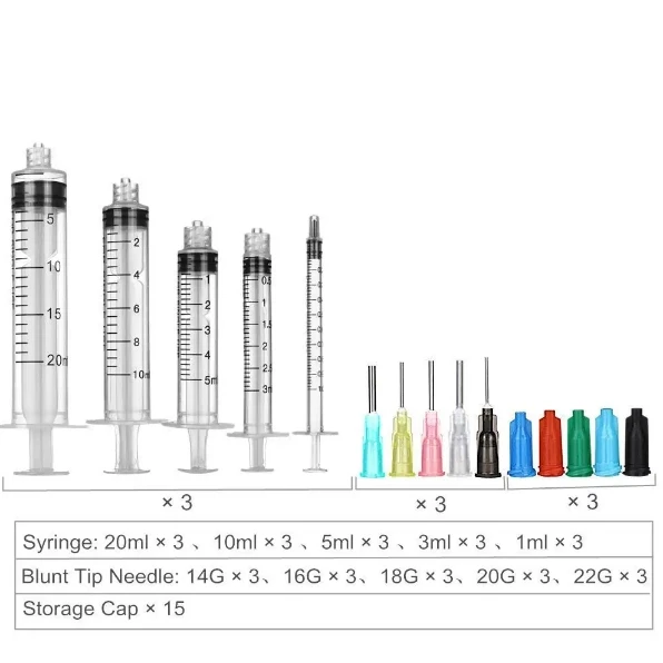Medical Disposable Syringe With Needle Luer Lock/Slip For Human And Animal Use CE/ISO Approved Volume From 1ml To 60ml