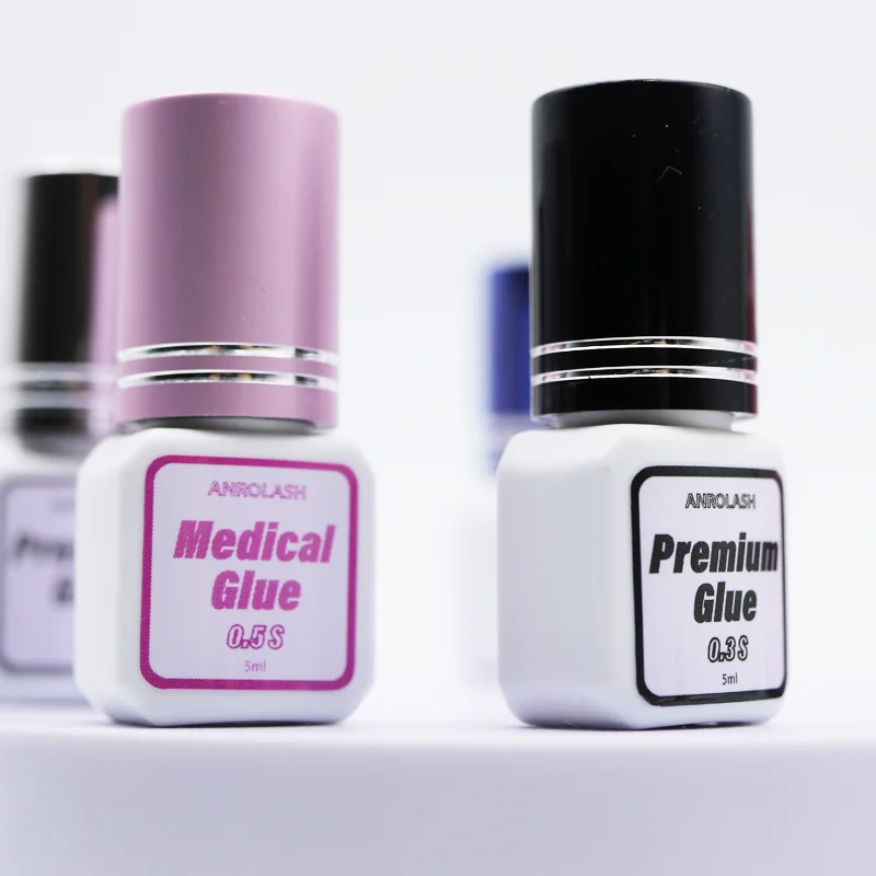 Natural Makeup Latex Free Hypoallergenic Waterproof Black Eyelashes Glue Supplier Eye Lash Glue