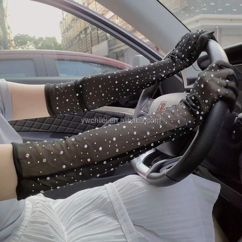 Rhinestone Sparkly Gloves