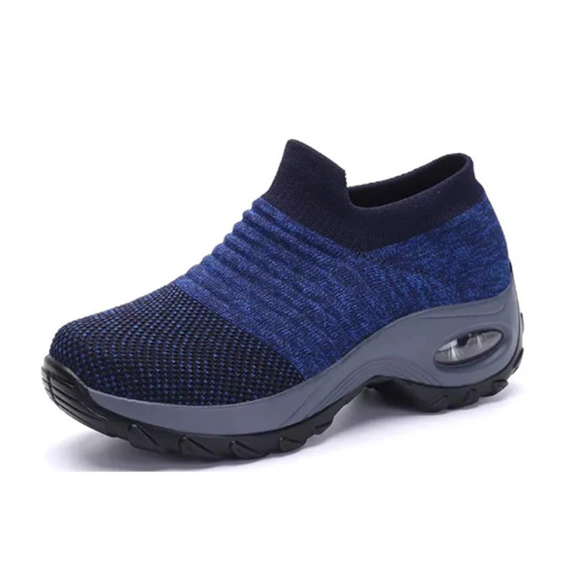 Женские сетчатые кроссовки на платформе