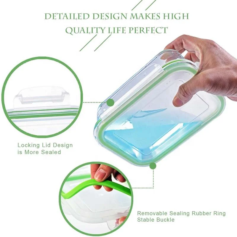 supplier premium quality high borosilicate glass food container sets kitchen food storage