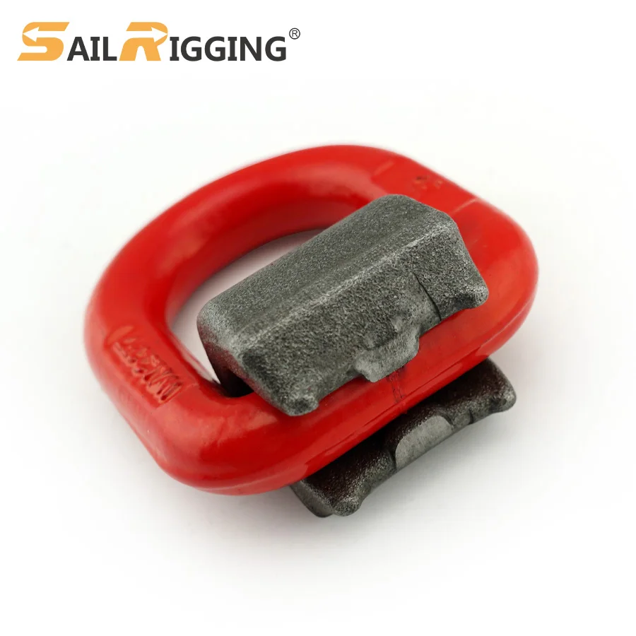 G80 Forged D Rings and Welded D-Rings Weld Forged Alloy Steel Safety D Ring with Wrap