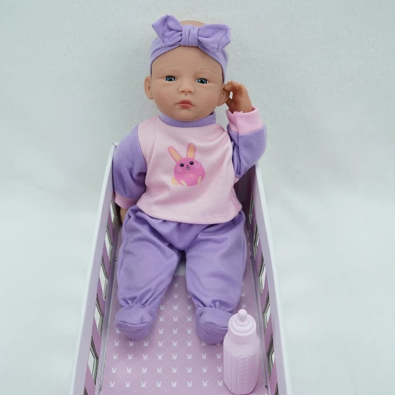 12 inch Elaborately Handcrafted Collectible Non Toxic Material Real Life Baby Girl Dolls For Girls Nuturing Play
