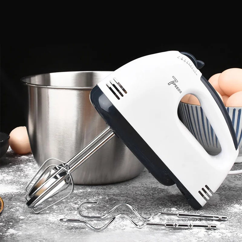 220V 100W 7 Speed Home Kitchen Egg Beater/whisk Batter Flour Bread Dough Electric Food Mixers
