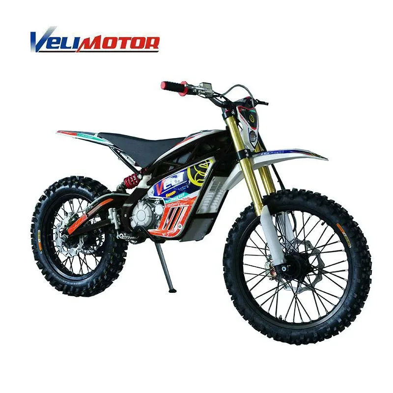 VELIMOTOR 2023 25KW Motor electric dirtbike Crossbike Adult Offroad Electric Motorcycle EEC 80V75AH VMX8000 CRF