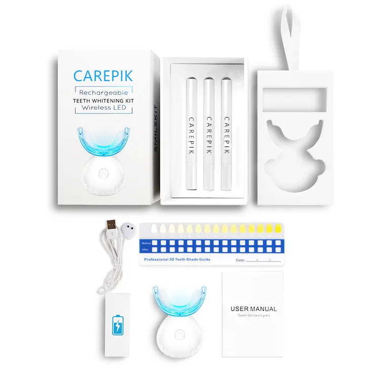 Factory Direct 6% Led Pap Whitening 44 Hydrogen Bright While Smiles Home Teeth Whitening Kit