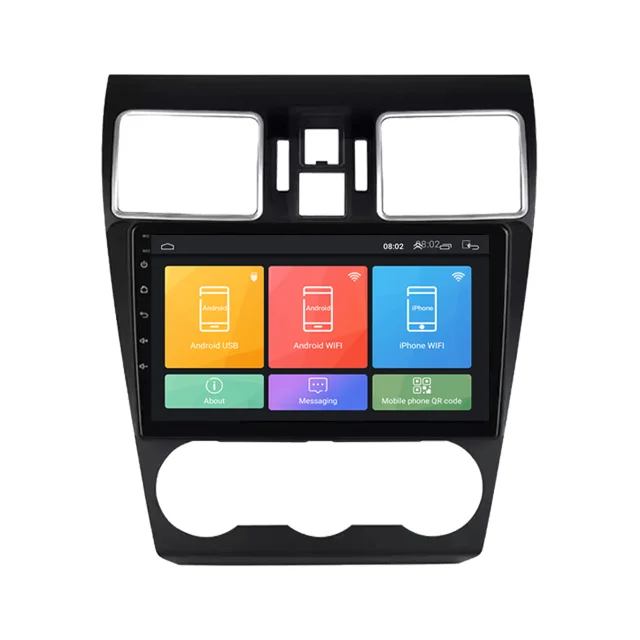 Мультимедийная магнитола 2 Din для Subaru Forester, мультимедийный проигрыватель на Android 9,1 для Subaru Forester XV WRX 2012-2015, 2 + 32 ГБ, DSP, RDS, Раздельный экран, GPS-навигатор