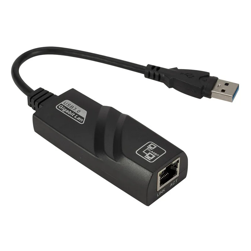 USB 30 wired Network LAN 10/100/1000 Mbps PC computer USD 3.0 to RJ45 Gigabit Ethernet Adapter