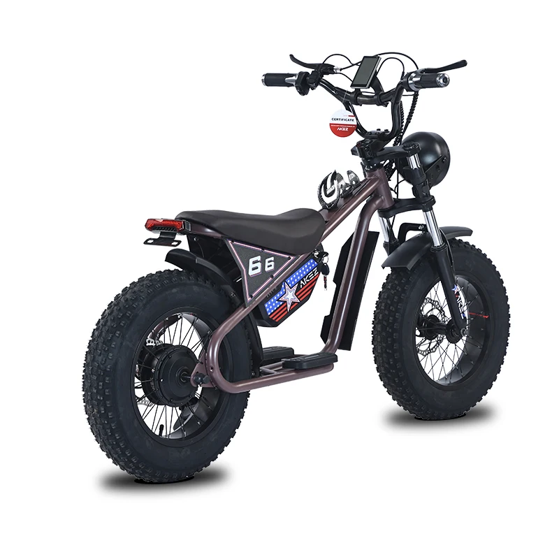 ZX-16 Factory price 16 inches off road Children electric bike 36V350W15Ah retro e-bike carbon steel frame bicycle for kids