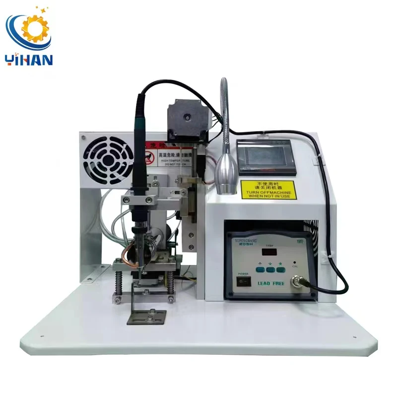 Semi-automatic soldering machine electric type PCB board tin welding USB data cable plug socket head spot welding