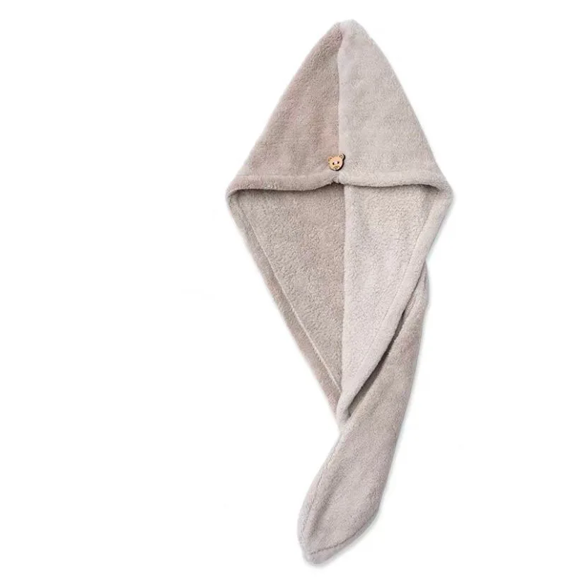 
Wholesale Custom Quick Dry Microfiber Hair Turban Wrap Towel For Girls/Women hair drying towel 