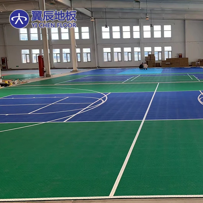 100 Virgin PP Material pickleball court mat Professional tennis court floor