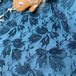 100% Nylon Clothing Embroidery Underwear Net Fabric Lace Cheap Curtains In Net