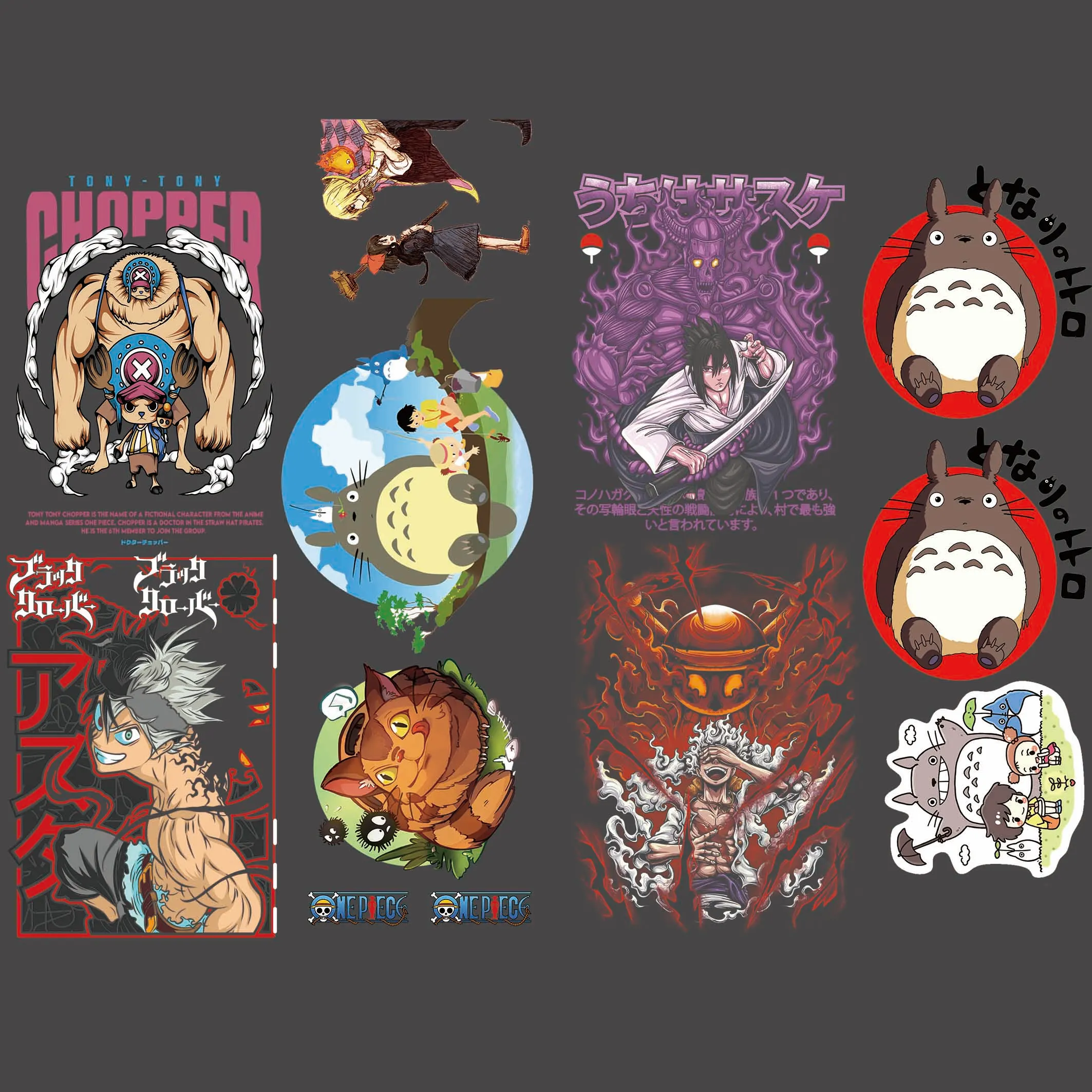 Custom cartoon design custom heat transfers dtf print transfers for tshirt