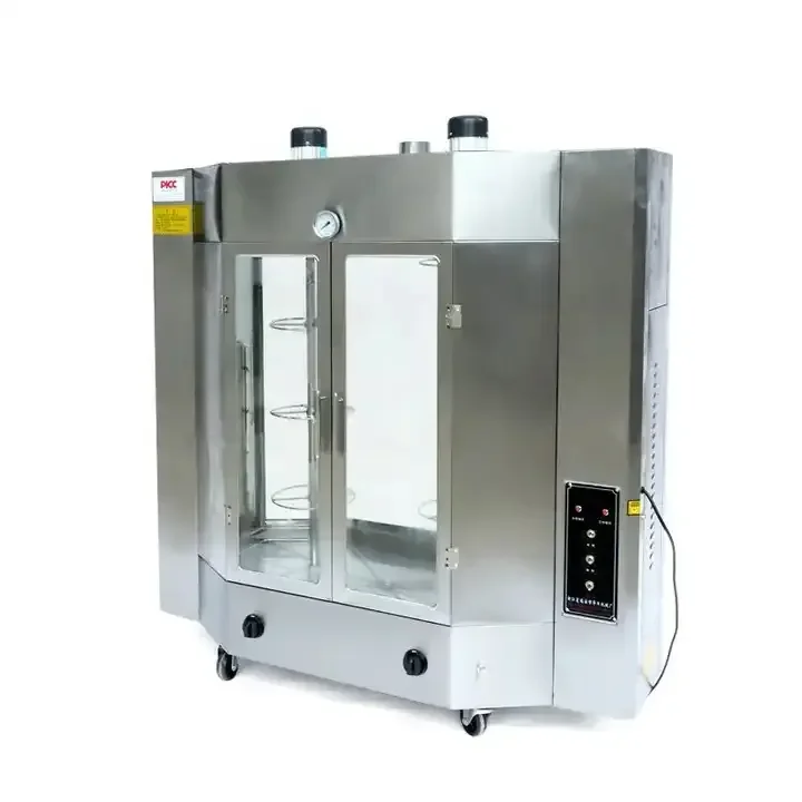 Electric Rotating Grill Gas Chicken Rotisserie Oven for Roasting 24 Whole Chicken