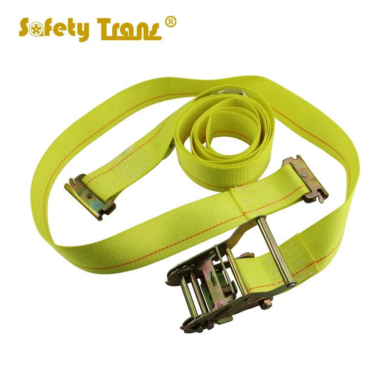 JiuLong   2 Inch 2T Ratchet Tie Down  Ratchet With Spring E Clip For Cargo Control