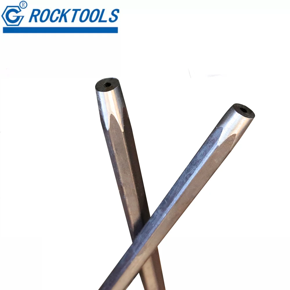 China Drill Rod Taper Manufacturer H22 11 Degree Tapered Drill Rod For Mining Tunneling Exploration