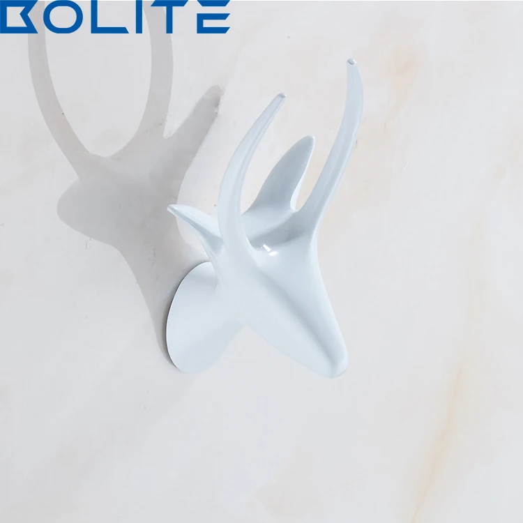 Manufacturer New Design Of Elk Shaped Bathroom Hardware Hooks Track Towels Hangers Hangers Robes Hooks