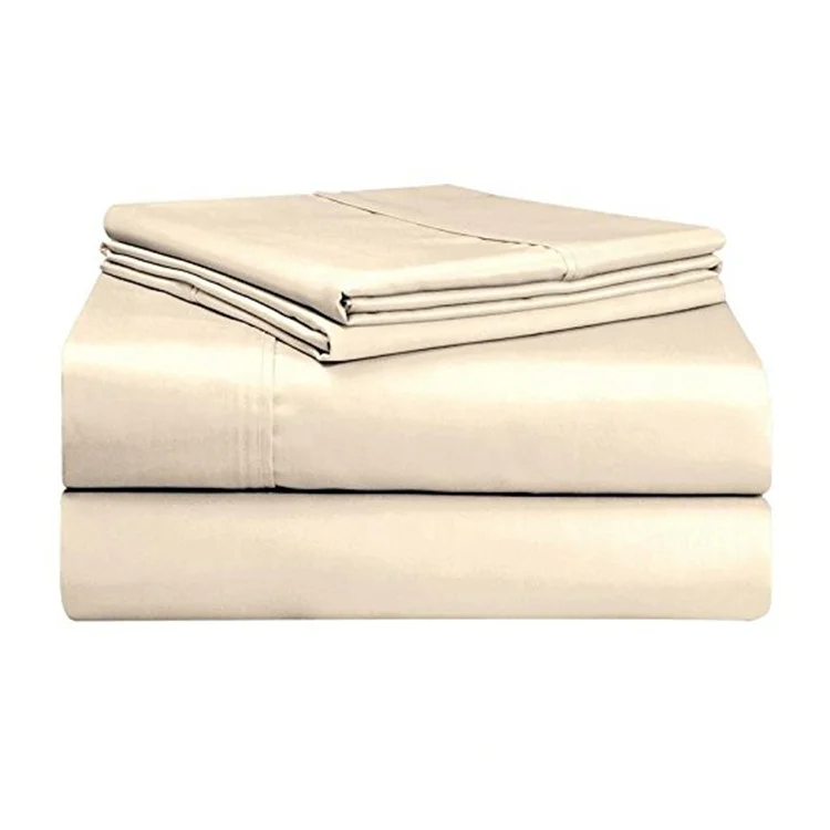 Оптовая продажа шелковистая гладкая 100% Органическая Бамбуковая ткань постельных принадлежностей бамбуковый лист набор