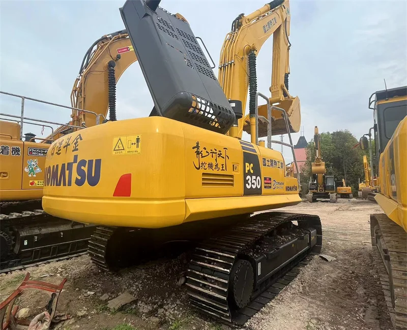 Японский оригинальный Komatsu PC350 подержанный экскаватор гусеничный 35 тонн KOMATSU 350 Подержанные экскаваторы