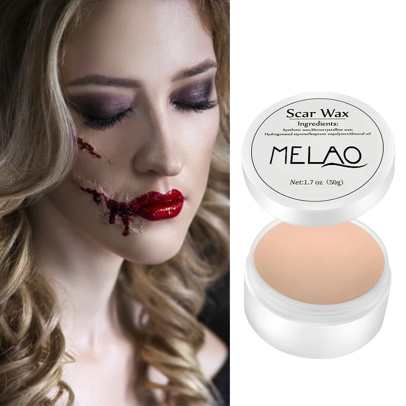 melao 50g oem synthetic halloween scar wax skin