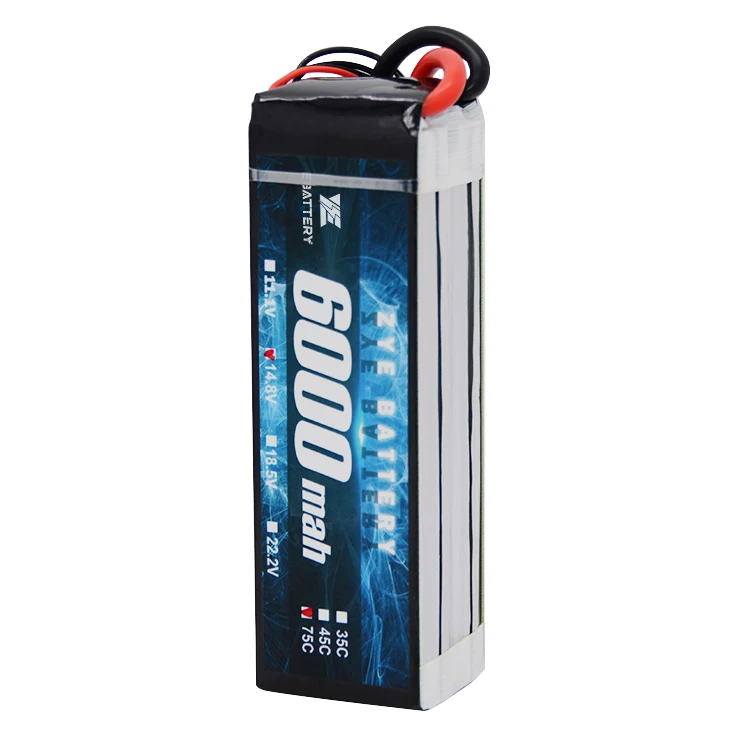 Remote Control 30C 100C 14.8V 4S Rc Batteries 6S Li Ion Polymer Battery Pack 2S 7.4V 6000Mah 5000Mah Lipo Battery 3S 11.1V