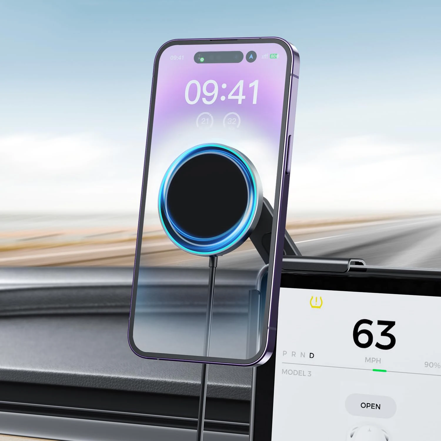 Магнитный держатель для мобильного телефона