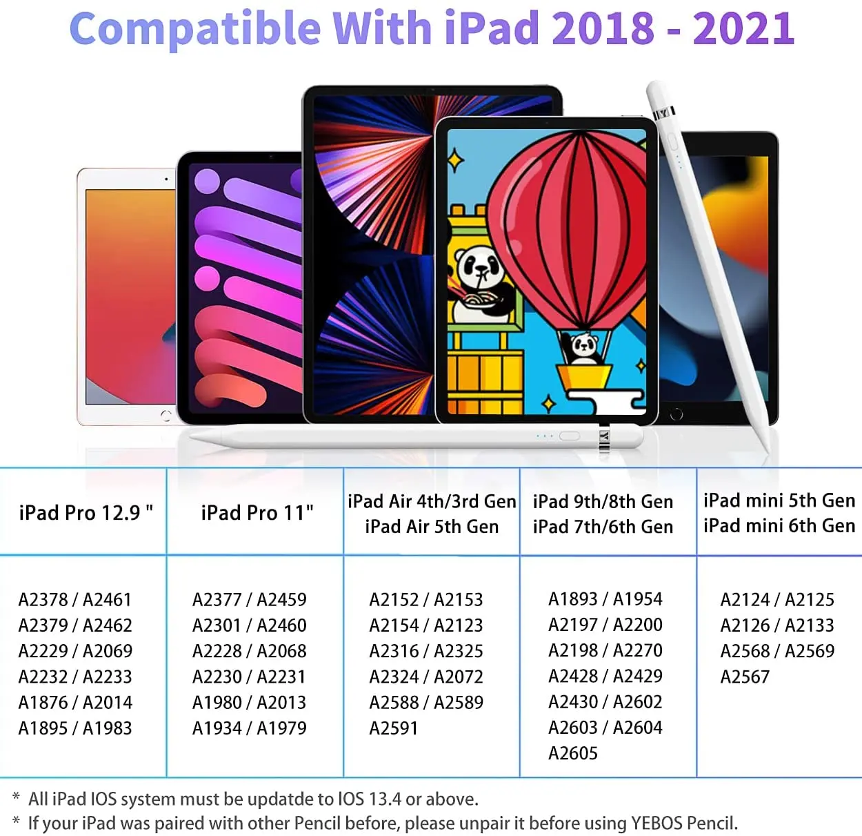 Magnetic Touch Stylus Pen For Iped With Palm Rejection 2018 Active Stylus Pens For Ipads With Tips