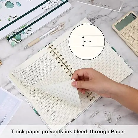 Custom Eco-Friendly Kraft Paper Journals Hardcover Notebook with Pen Personalized Promotional Office Stationery spiral notebook