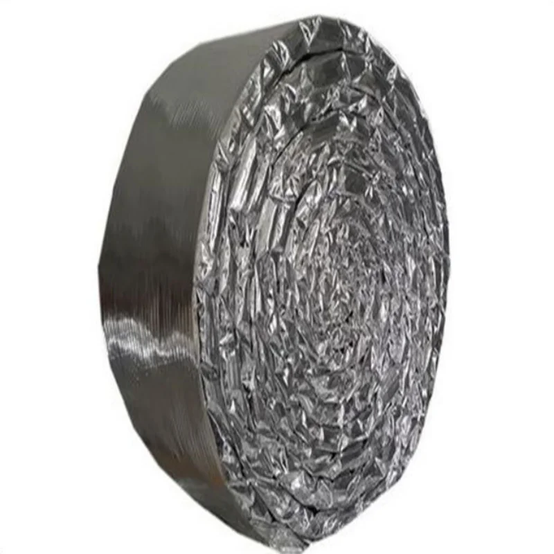 HVAC High temperature resistant smoke exhaust package  aluminum foil wrapped ceramic wool