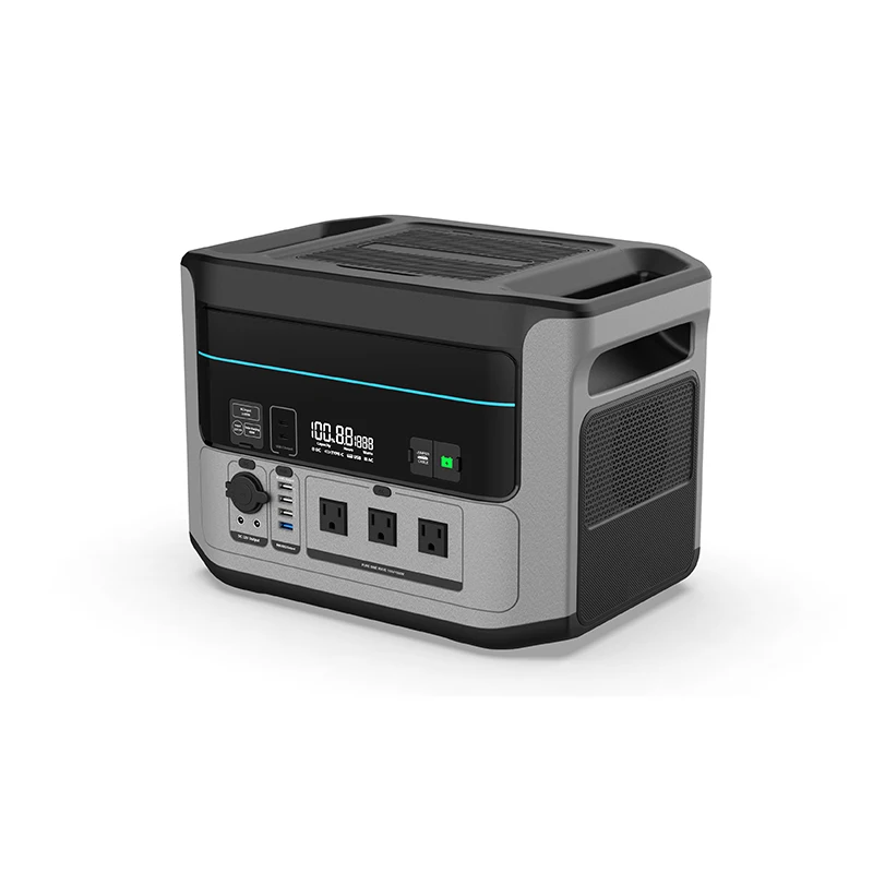 1500W Intelligent Lifepo4 Battery Power Station Portable Solar Generator